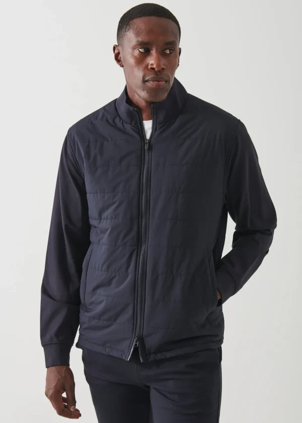 Active Quilted Bomber Jacket