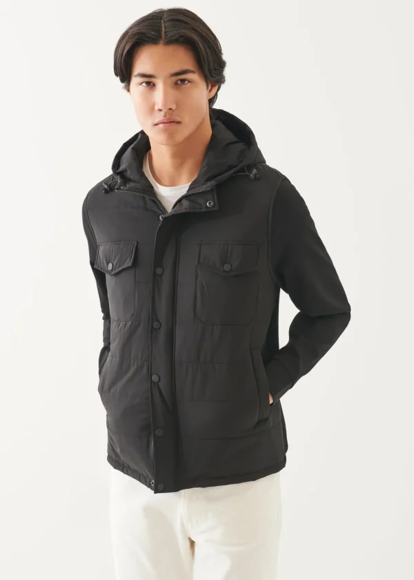 Active Quilted Mix Media Jacket