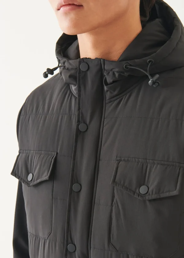 Active Quilted Mix Media Jacket