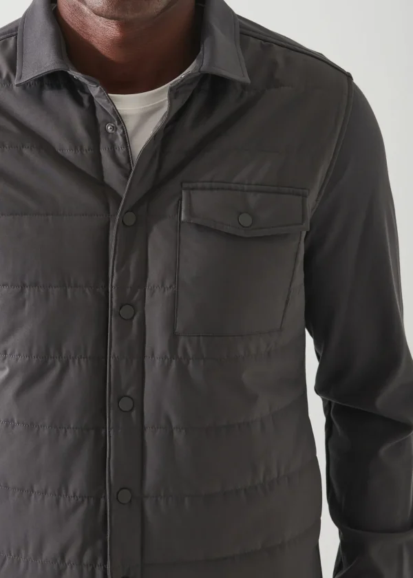 Active Quilted Shirt Jacket