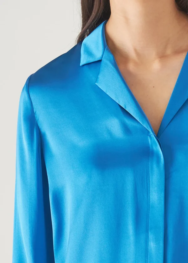 Camp Collar Silk Shirt