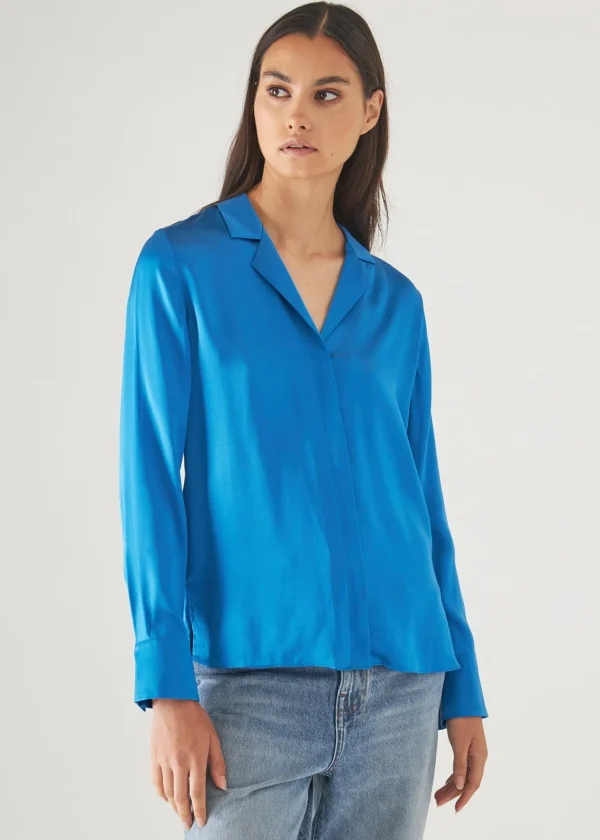 Camp Collar Silk Shirt