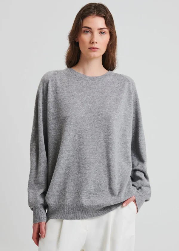 Cashmere Oversized Crewneck Sweater