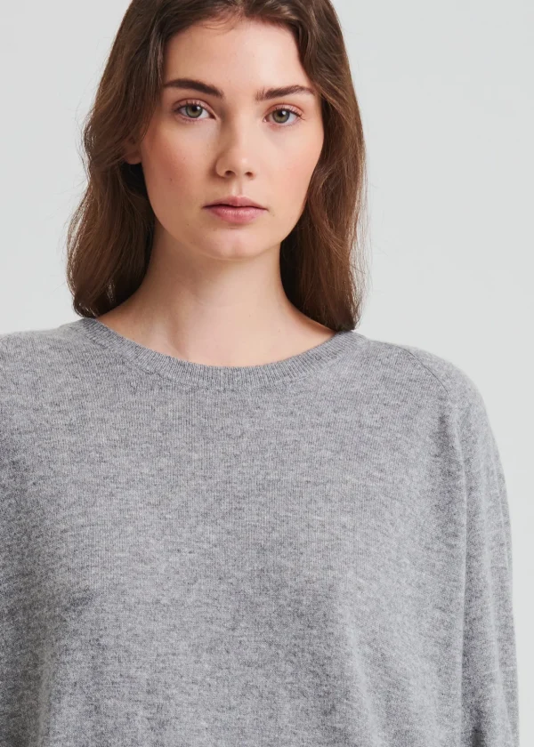 Cashmere Oversized Crewneck Sweater