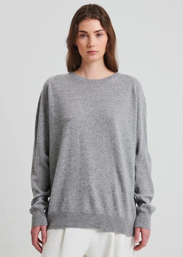 Cashmere Oversized Crewneck Sweater