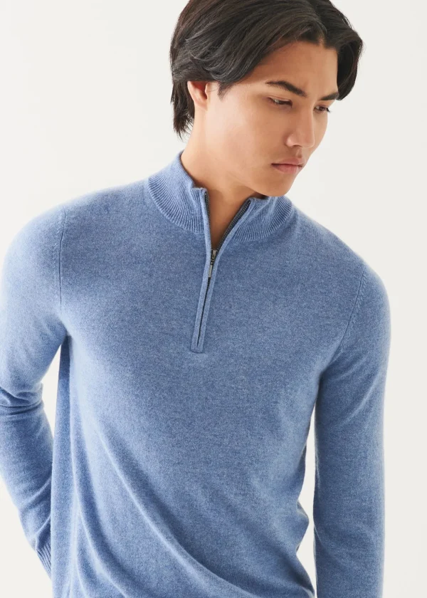 Cashmere Quarter Zip