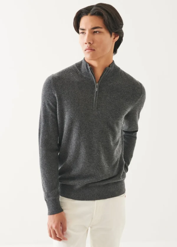 Cashmere Quarter Zip