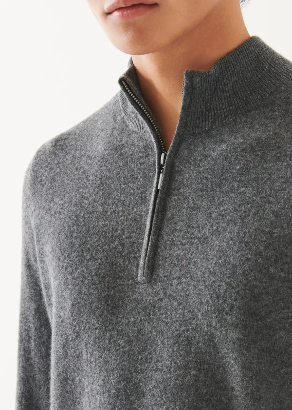 Cashmere Quarter Zip