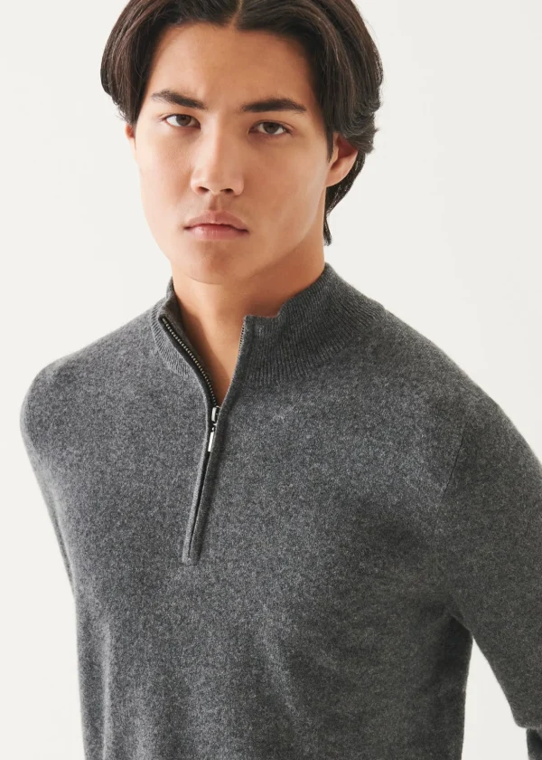 Cashmere Quarter Zip