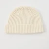 Cashmere Ribbed Beanie