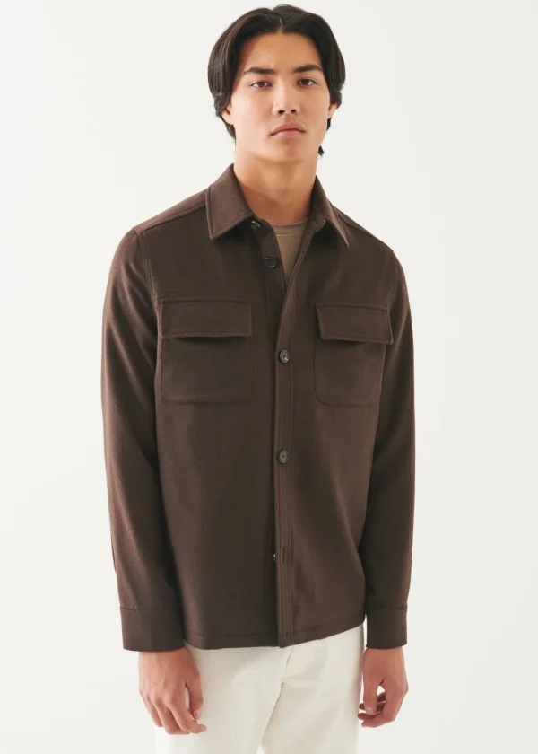 Cashmere Shirt Jacket