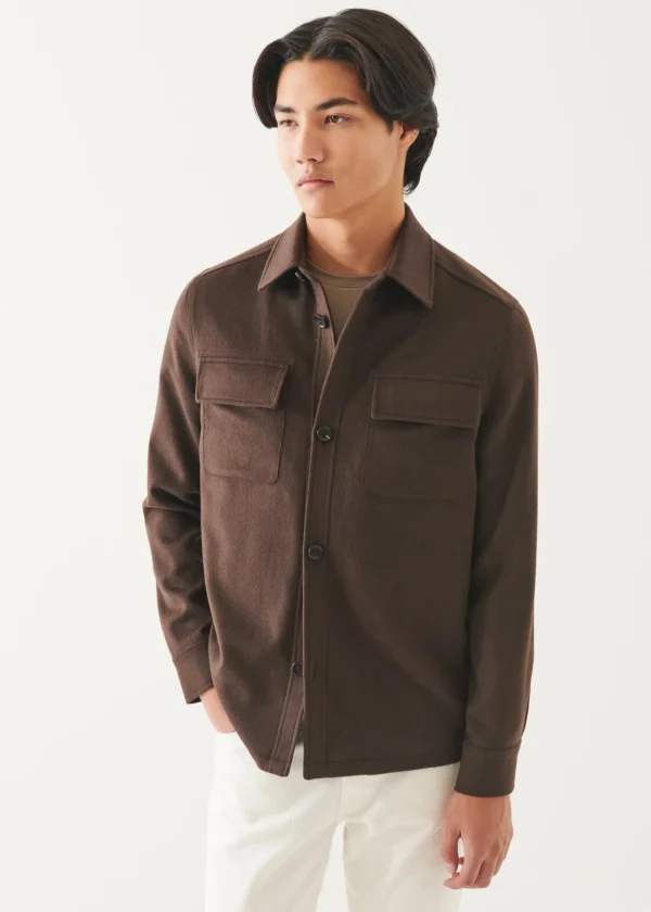 Cashmere Shirt Jacket