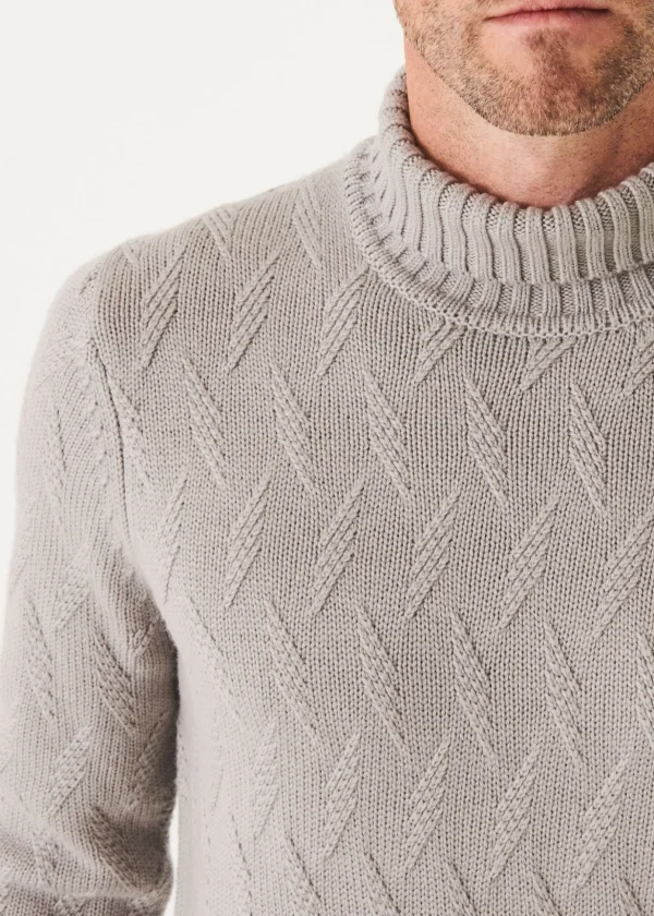 Chevron Turtleneck