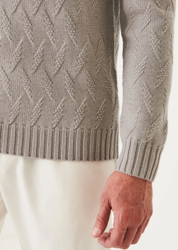 Chevron Turtleneck