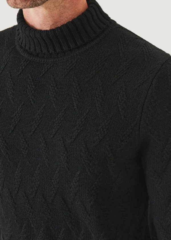 Chevron Turtleneck