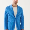 Cotton Blend Garment Dye Blazer