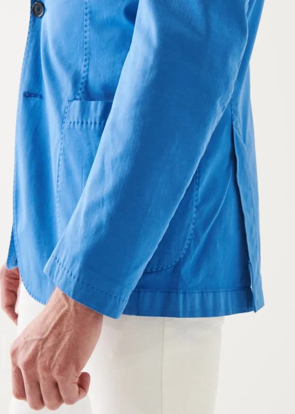 Cotton Blend Garment Dye Blazer