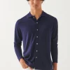 Cotton Cashmere Button Front Shirt