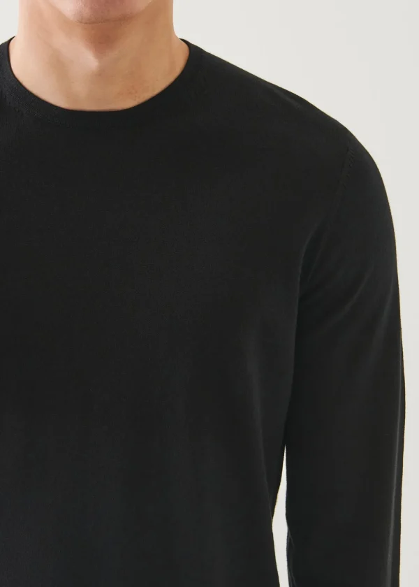 Cotton Cupro Crewneck