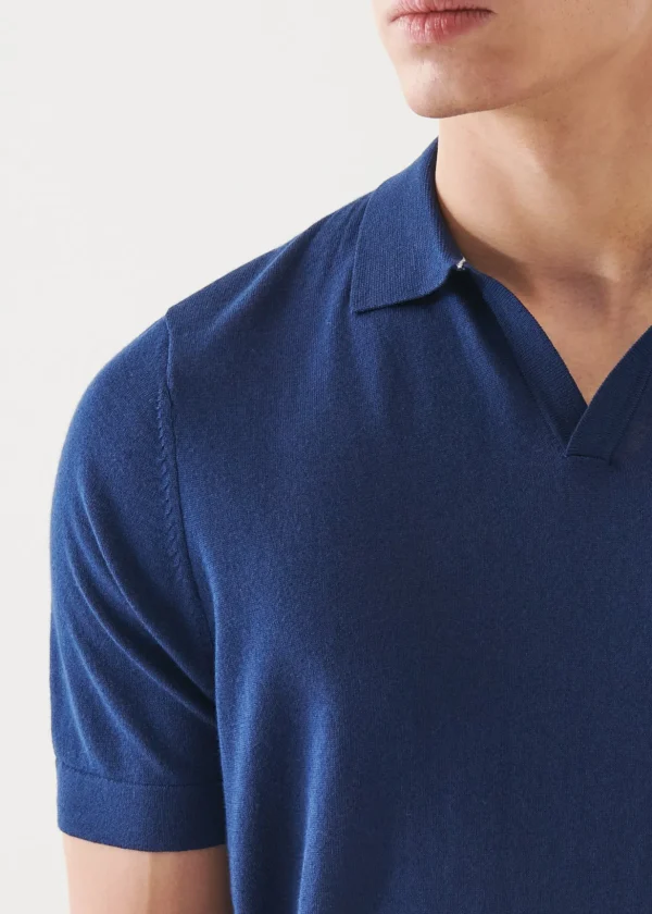 Cotton Cupro Open Polo