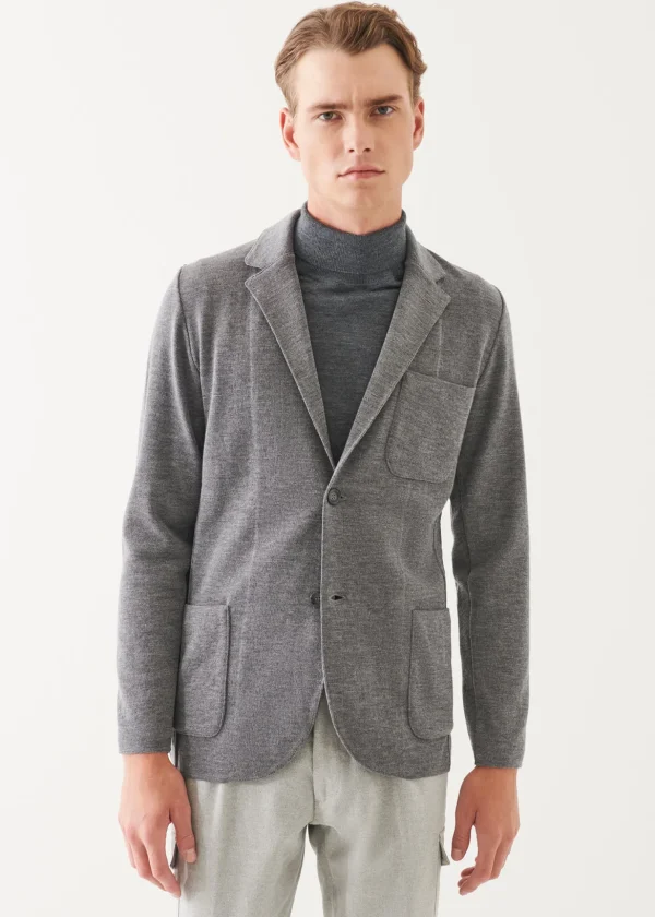 Double Face Merino Half Milano Stitch Blazer