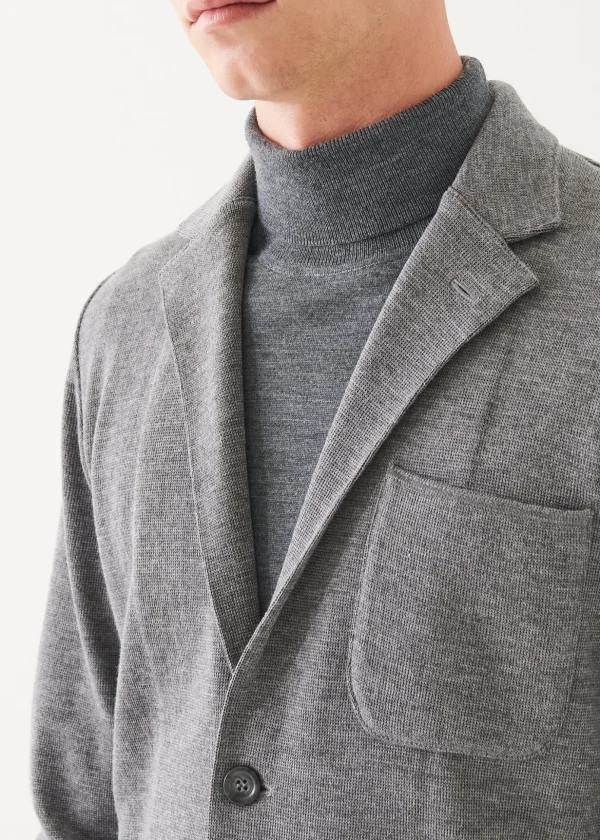 Double Face Merino Half Milano Stitch Blazer