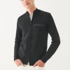 Double Face Merino Zip Up Cardigan