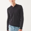 Extra-Fine Merino Button Polo