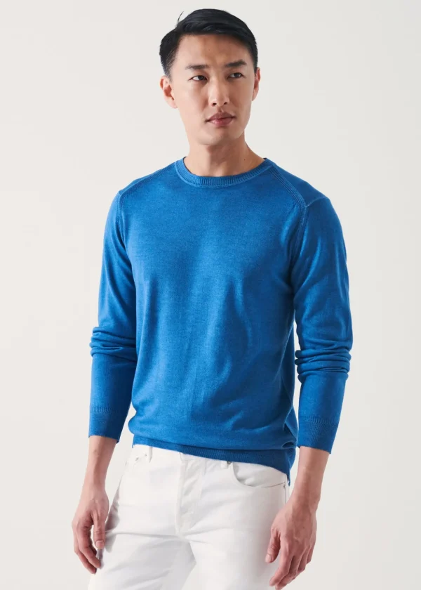 Extra-Fine Merino Cold Dye Crewneck