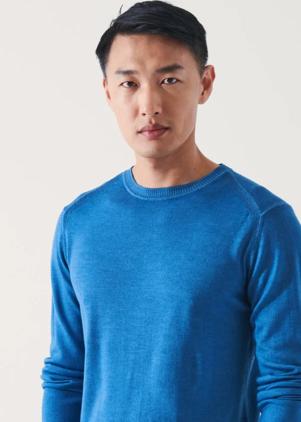 Extra-Fine Merino Cold Dye Crewneck