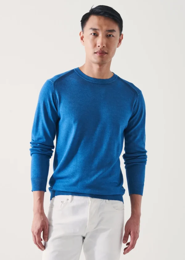 Extra-Fine Merino Cold Dye Crewneck