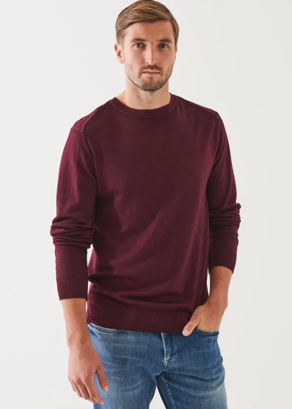 Extra-Fine Merino Cold Dye Crewneck