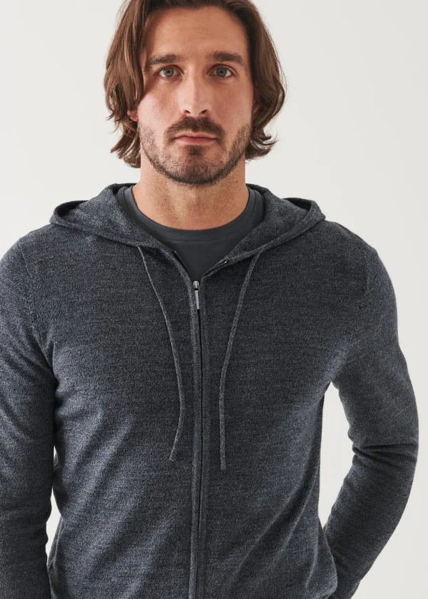 Extra-Fine Merino Full Zip Hoodie