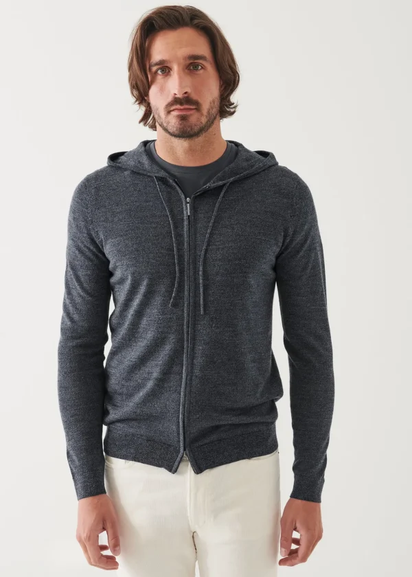 Extra-Fine Merino Full Zip Hoodie