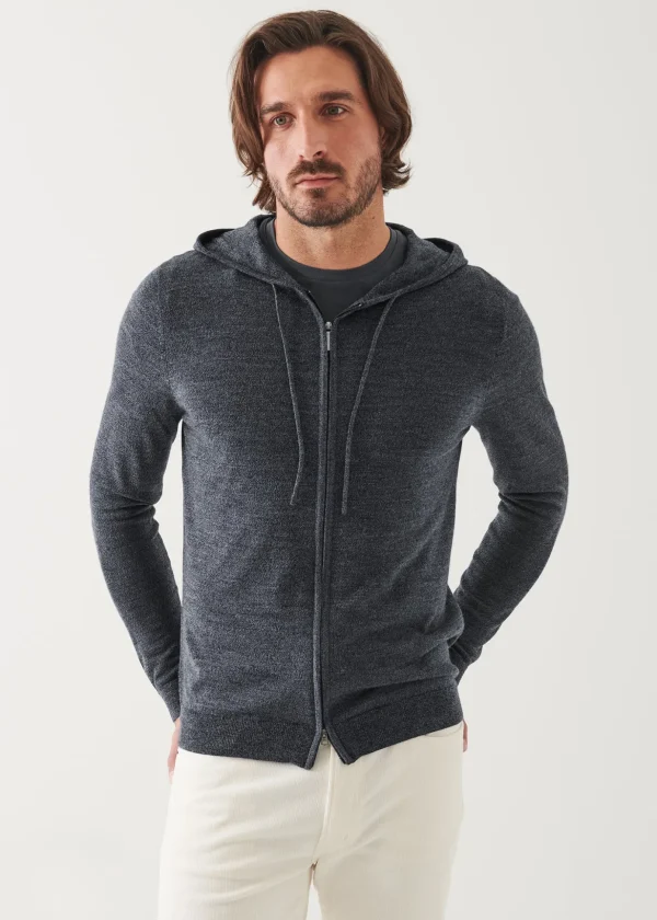 Extra-Fine Merino Full Zip Hoodie