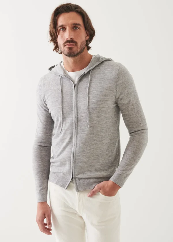 Extra-Fine Merino Full Zip Hoodie