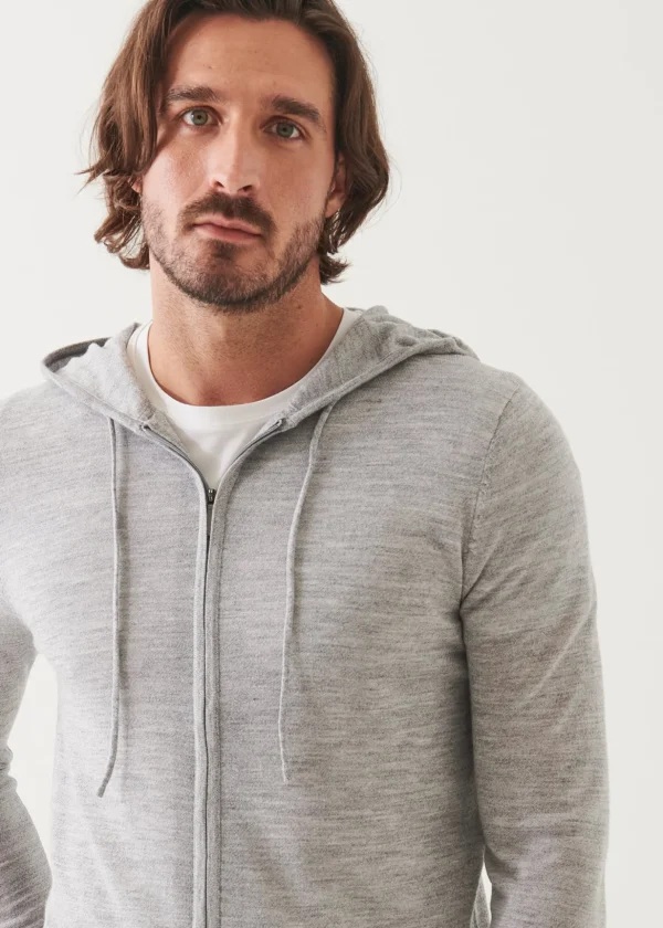 Extra-Fine Merino Full Zip Hoodie