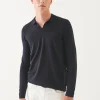 Extra-Fine Merino Open Polo