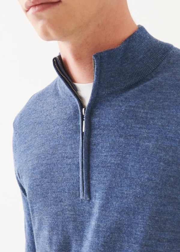 Extra-Fine Merino Quarter Zip