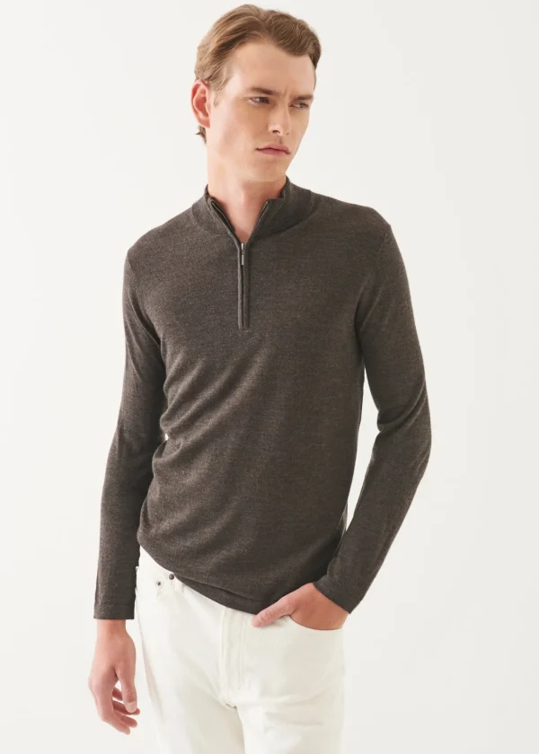 Extra-Fine Merino Quarter Zip