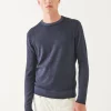 Extra-Fine Merino Seed Stitch Vintage Crewneck