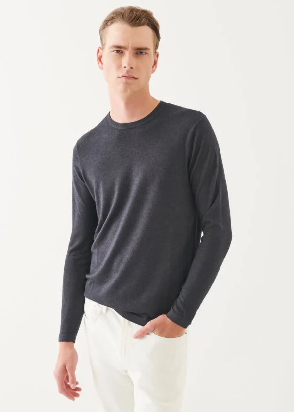 Extra-Fine Merino Vintage Wash Crewneck