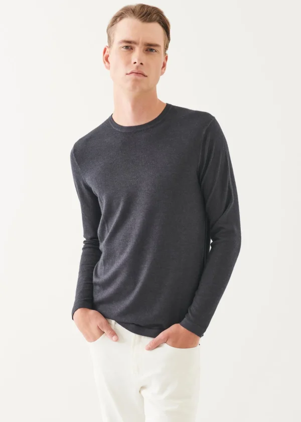 Extra-Fine Merino Vintage Wash Crewneck