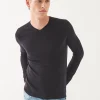 Extra-Fine Merino V-Neck