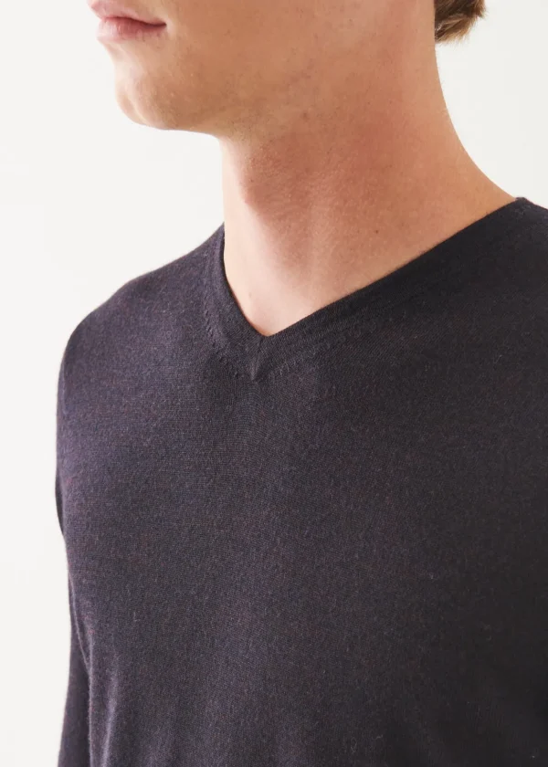 Extra-Fine Merino V-Neck