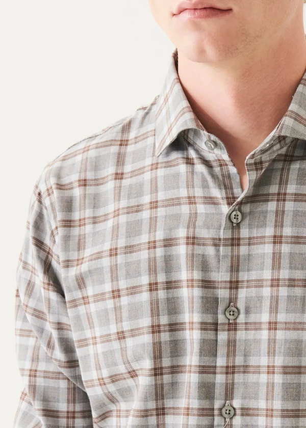 Flannel Check Button Up Shirt