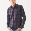 Flannel Plaid Button Up Shirt