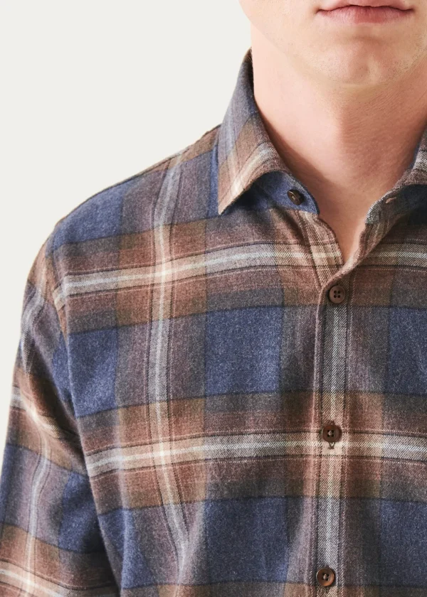 Flannel Plaid Button Up Shirt