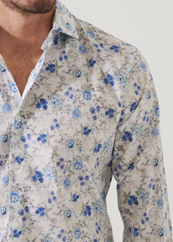 Floral Long Sleeve Cotton Shirt