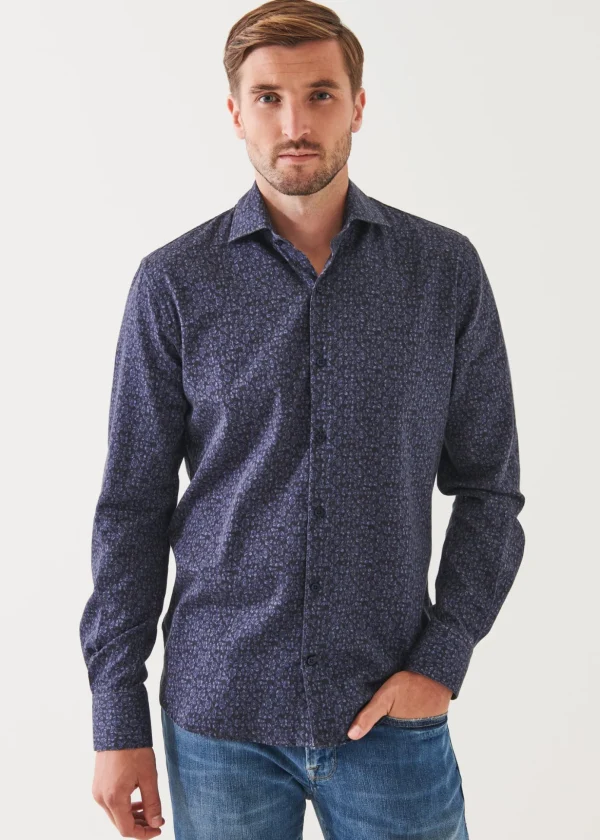 Floral Print Cotton Shirt